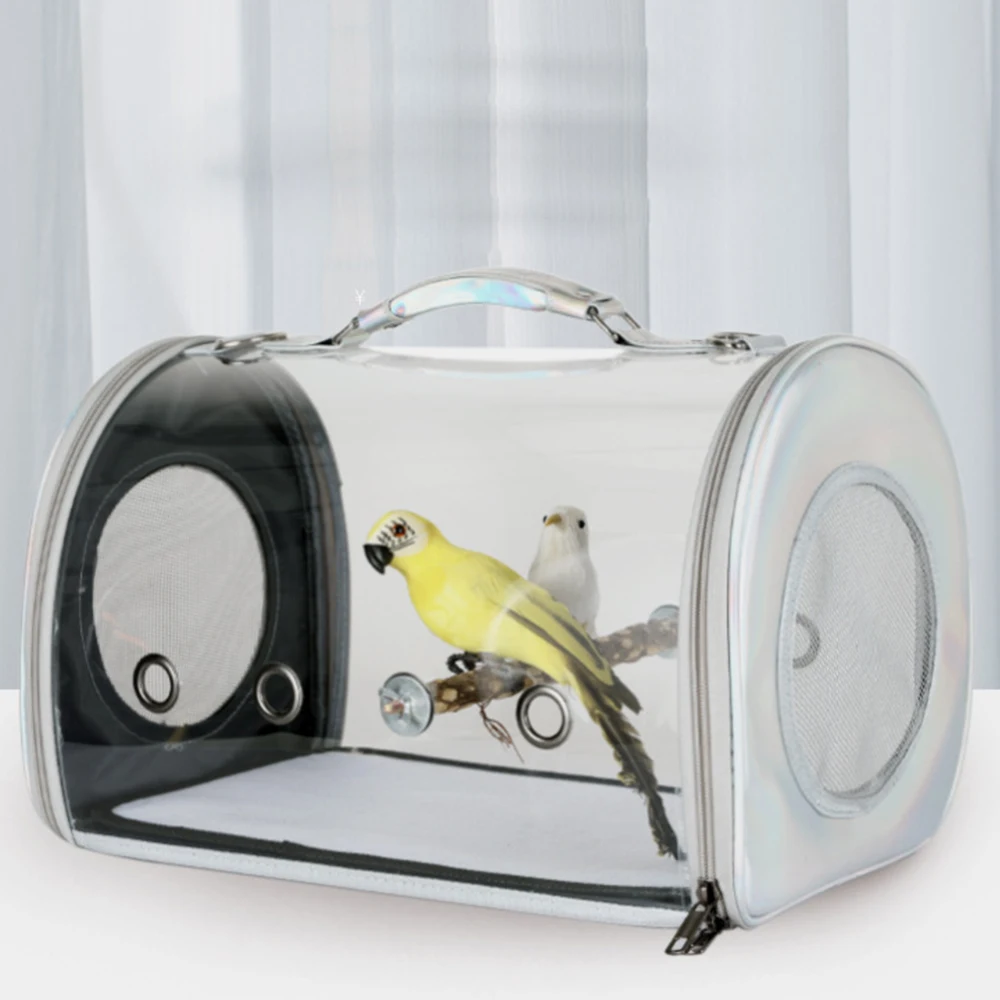 Portable Clear Bird Parrot Transport Cage Breathable Bird Carrier Travel Bag Small Pet Rabbit Guinea Pig Chinchilla Outdoor Bag
Portable Clear Bird Parrot Transport Cage Breathable Bird Carrier Travel Bag Small Pet Rabbit Guinea Pig Chinchilla Outdoor Bag