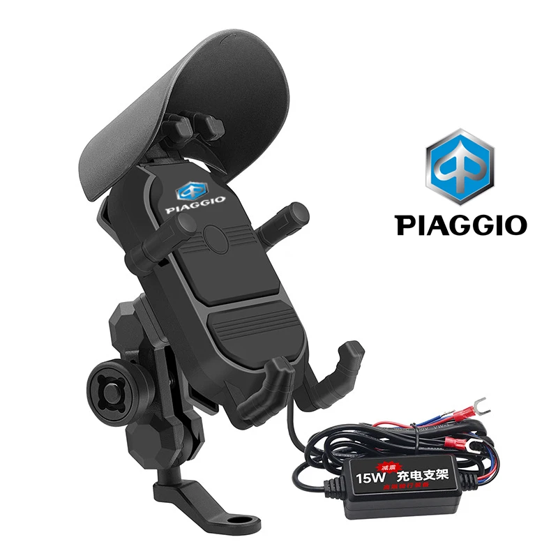 

Motorcycle Phone Holder Navigation Support Clip Bracket for Piaggo CHIAVE lt150 150 3v Fly 125 150 BEVERLY LIBERTY X7 X8 X9 FOB