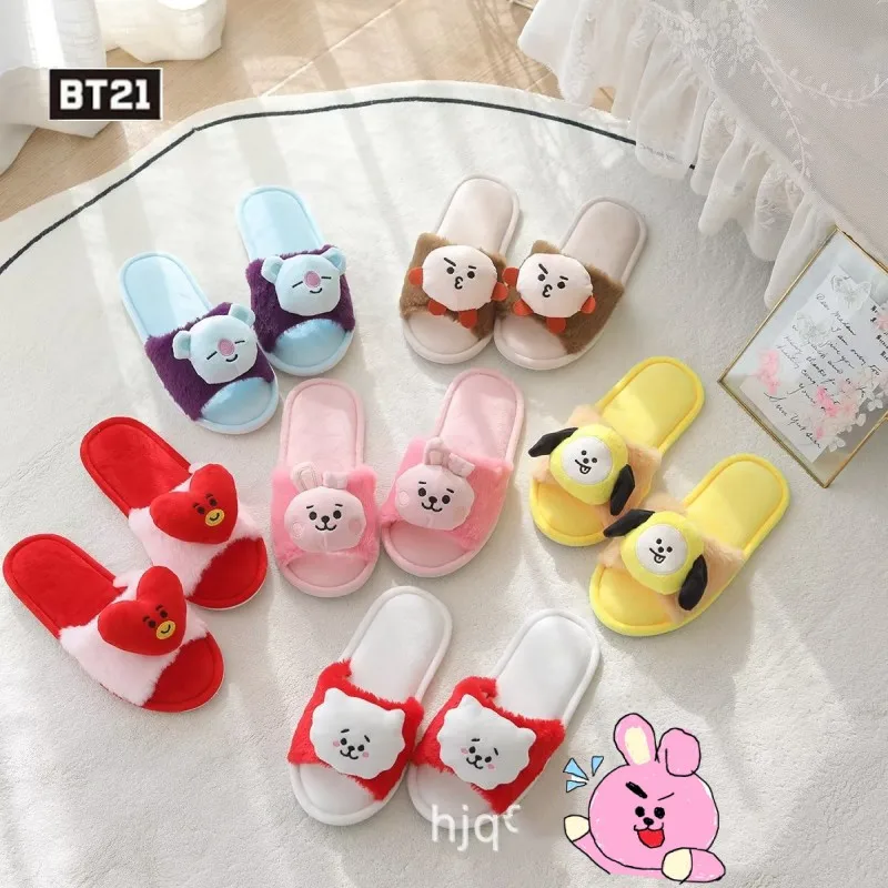 Bt21 Tata Rj Chimmy Kawaii тапочки Cooky Shooky Koay домашние хлопковые тапочки аниме мультфильм Baby Doll декорация детский подарок
Bt21 Tata Rj Chimmy Kawaii тапочки Cooky Shooky Koay домашние хлопковые тапочки аниме мультфильм Baby Doll декорация детский подарок