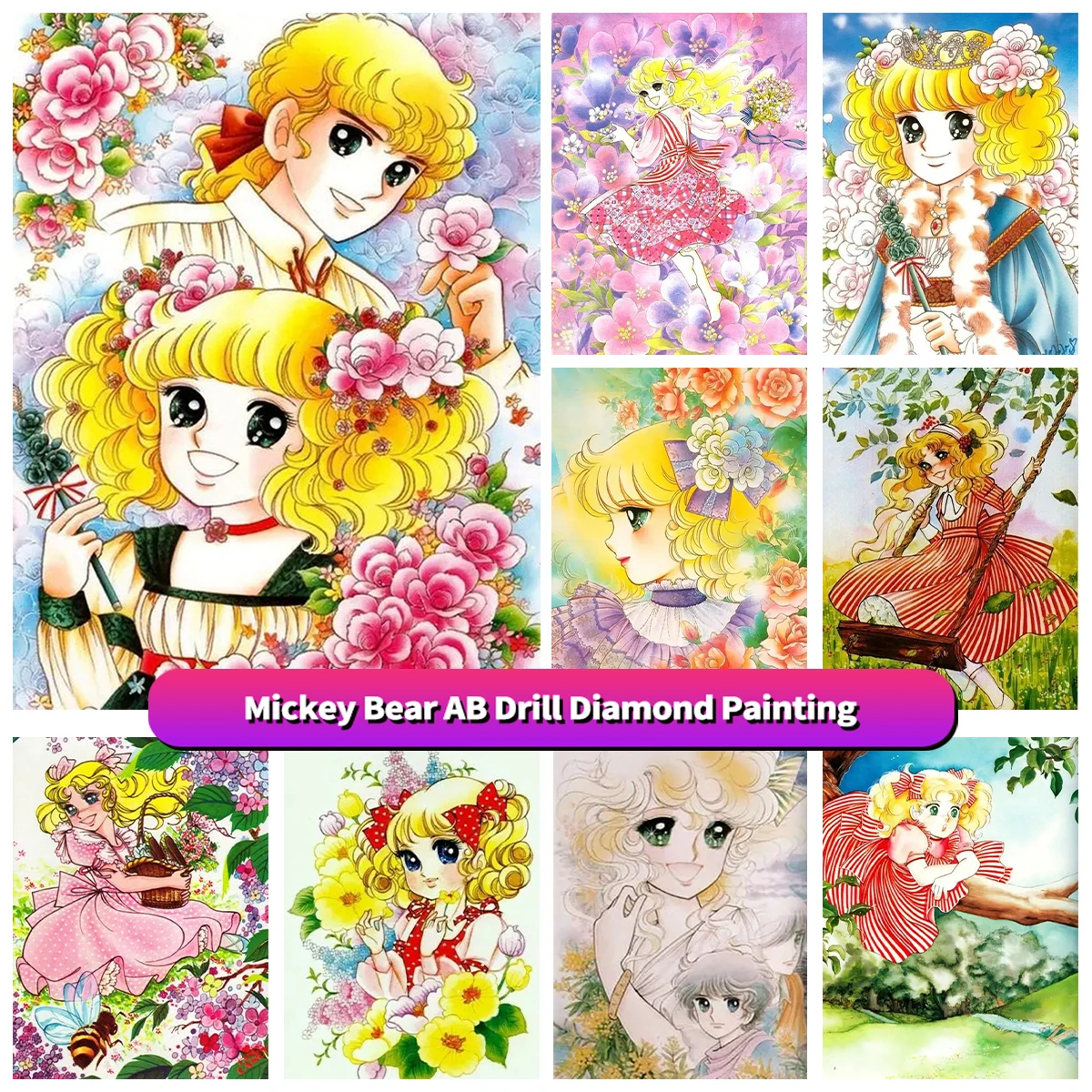 5D Diamond Painting Japanese Cartoon Anime Candy Sweet Girl Flower Art Cross Stitch Kits Embroidery Mosaic Picture Craft Home De
5D Diamond Painting Japanese Cartoon Anime Candy Sweet Girl Flower Art Cross Stitch Kits Embroidery Mosaic Picture Craft Home De