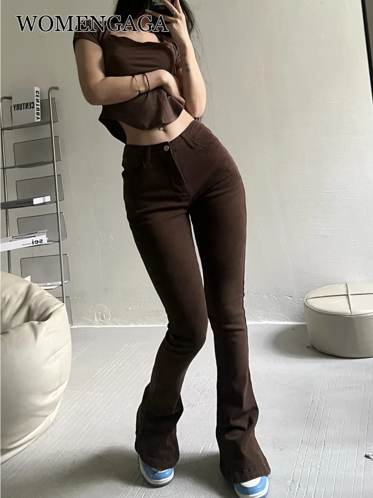 WOMENGAGA Spice Girl 2022 Super Leg Long Horseshoe Pants Thin High Waist Black Flared Jeans Denim Trousers Korean Fashion 84JH
WOMENGAGA Spice Girl 2022 Super Leg Long Horseshoe Pants Thin High Waist Black Flared Jeans Denim Trousers Korean Fashion 84JH