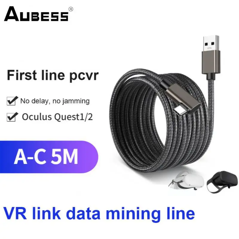 Link Cable For Oculus Quest 2 USB 3.0 Replacement Data Cable Quick Transfer Fast Charges VR Headset Accessories For Oculus Quest
Link Cable For Oculus Quest 2 USB 3.0 Replacement Data Cable Quick Transfer Fast Charges VR Headset Accessories For Oculus Quest