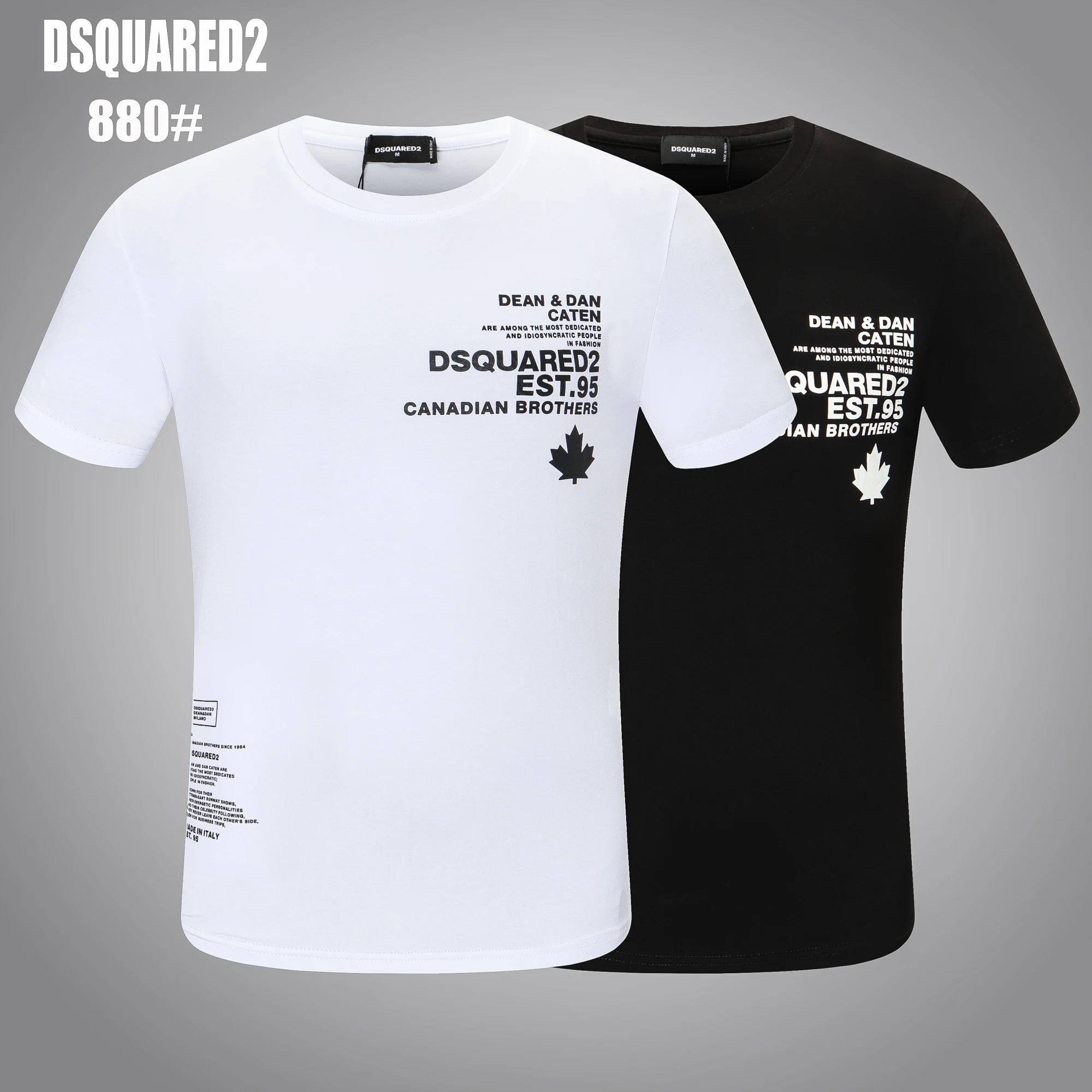 Top Clothes Summer Dsquared2 Street Hip-Hop O-Neck Short-Sleeved T-shirt Cotton Locomotive Letter Printing DSQ2 Casual Tee Men
Top Clothes Summer Dsquared2 Street Hip-Hop O-Neck Short-Sleeved T-shirt Cotton Locomotive Letter Printing DSQ2 Casual Tee Men