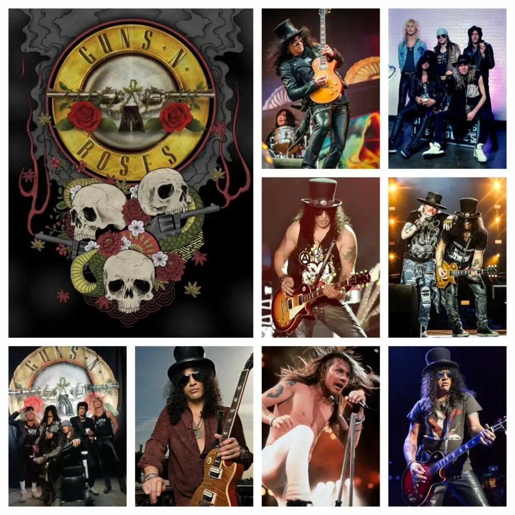 Набор для алмазной вышивки «пистолеты и розы» 
Набор для алмазной вышивки «пистолеты и розы»