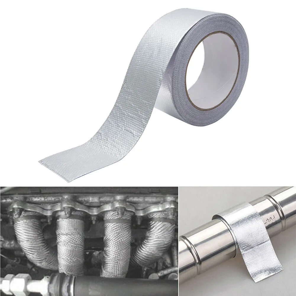 5cm*25m A Gold 2'' Thermal Exhaust Tape Air Intake Heat Insulation Shield Wrap Reflective Heat Barrier Self Adhesive Engine
5cm*25m A Gold 2'' Thermal Exhaust Tape Air Intake Heat Insulation Shield Wrap Reflective Heat Barrier Self Adhesive Engine