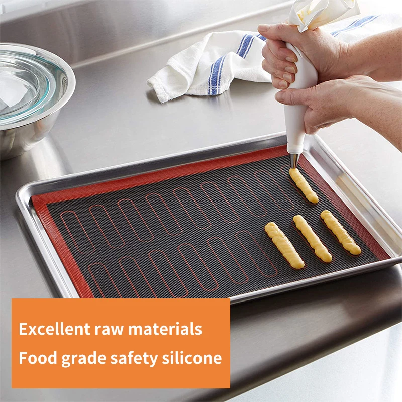 Bakery Sheet Cookie Macaroon Mat Non-stick Baking Accessories Oven Silicone Kitchen Liner Bakeware For Perforated Tool /bread/
Bakery Sheet Cookie Macaroon Mat Non-stick Baking Accessories Oven Silicone Kitchen Liner Bakeware For Perforated Tool /bread/