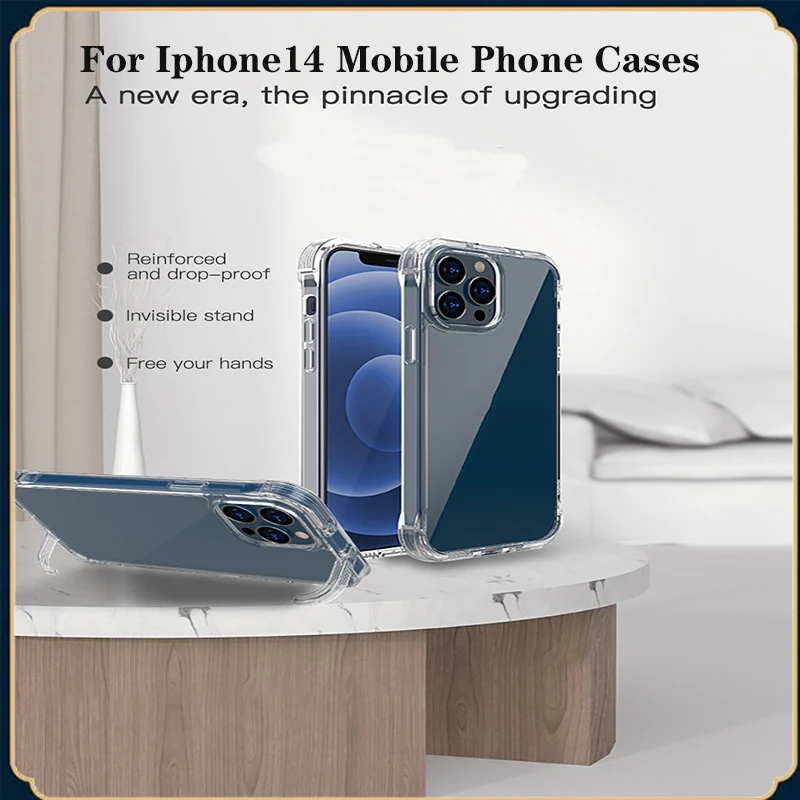 For Iphone14 Transparent Phone Shell For Apple 14ProMax All-inclusive Four-corner Anti-fall Protective Cover For Apple 14 Series
For Iphone14 Transparent Phone Shell For Apple 14ProMax All-inclusive Four-corner Anti-fall Protective Cover For Apple 14 Series