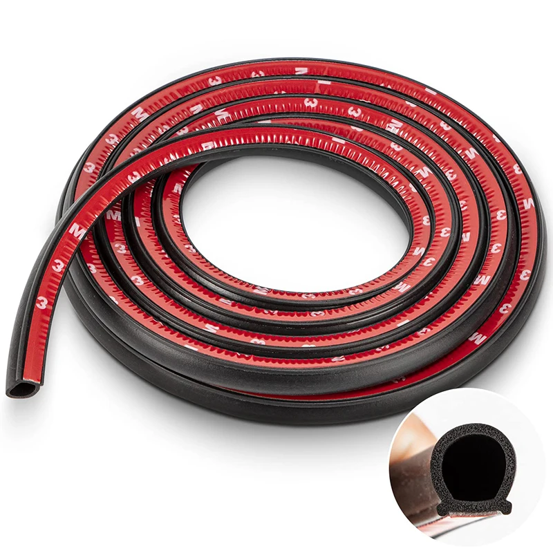 Car Weather Stripping Rubber Seal D-Shaped Door Seal Universal Self-Adhesive Auto Windproof Strip For Windows And Doors
Car Weather Stripping Rubber Seal D-Shaped Door Seal Universal Self-Adhesive Auto Windproof Strip For Windows And Doors