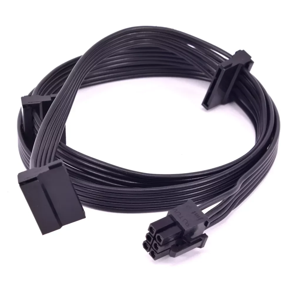 PCI-e 6Pin 1 к 3 SATA SSD кабель питания GPU 6 Pin для CORSAIR TX850M TX750M TX650M модульный
PCI-e 6Pin 1 к 3 SATA SSD кабель питания GPU 6 Pin для CORSAIR TX850M TX750M TX650M модульный