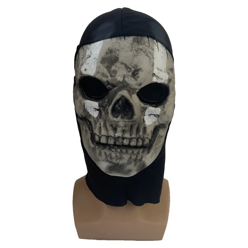 

Unisex Ghost Skeleton Full Face Skeleton Scary mask Outdoor sports war games Halloween Cosplay latex