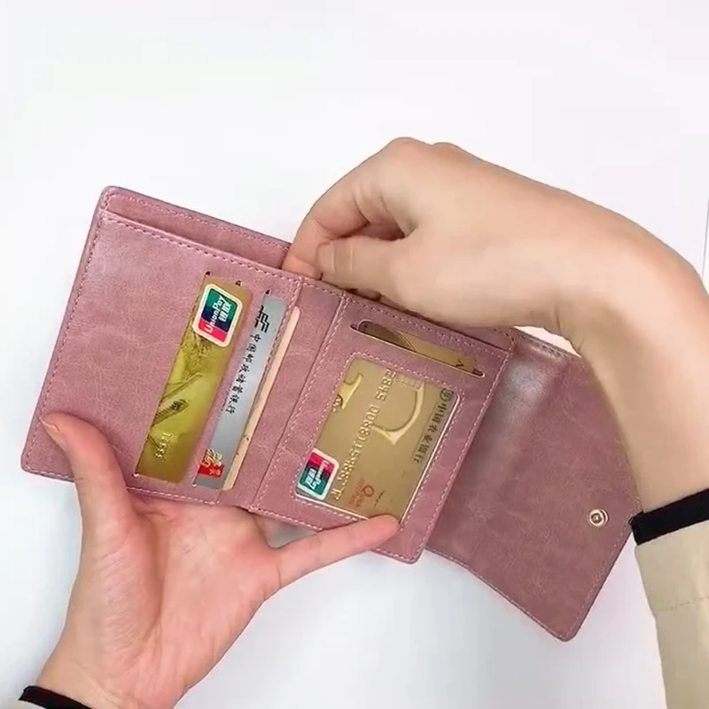 Luxury Women's Wallet for PU Leather Short Luxury Designer Purse Card Holder Ladies Coin Purses Wallets
Luxury Women's Wallet for PU Leather Short Luxury Designer Purse Card Holder Ladies Coin Purses Wallets