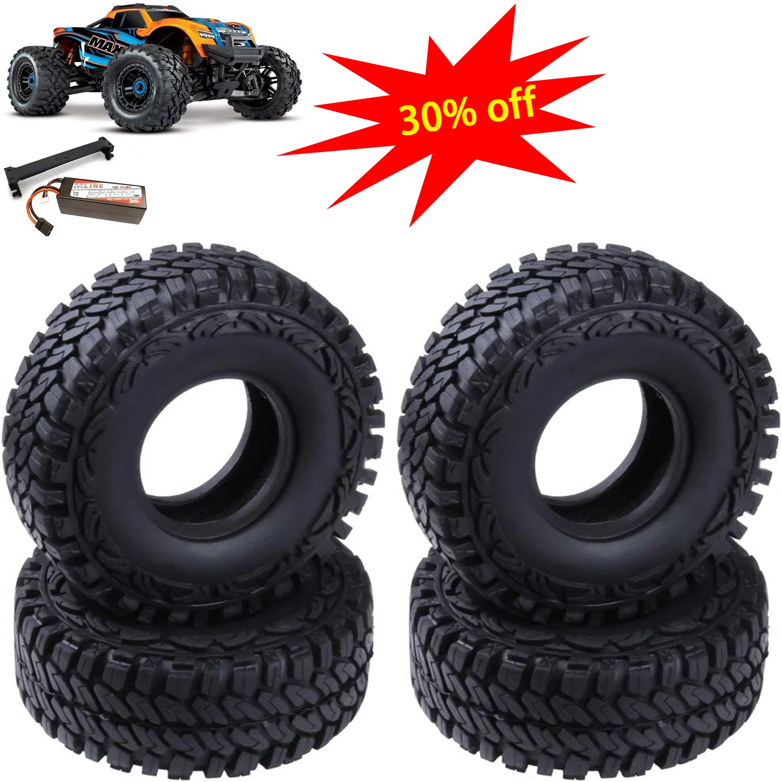 1,9 дюймовые шины OD 114 мм для 1/10 RC Rock Crawler Traxxas TRX4 Axial Redcat Gen7 SCX10 Tamiya CC01 RC4WD D90 шины (4 шт. в упаковке) Тип 1
1,9 дюймовые шины OD 114 мм для 1/10 RC Rock Crawler Traxxas TRX4 Axial Redcat Gen7 SCX10 Tamiya CC01 RC4WD D90 шины (4 шт. в упаковке) Тип 1