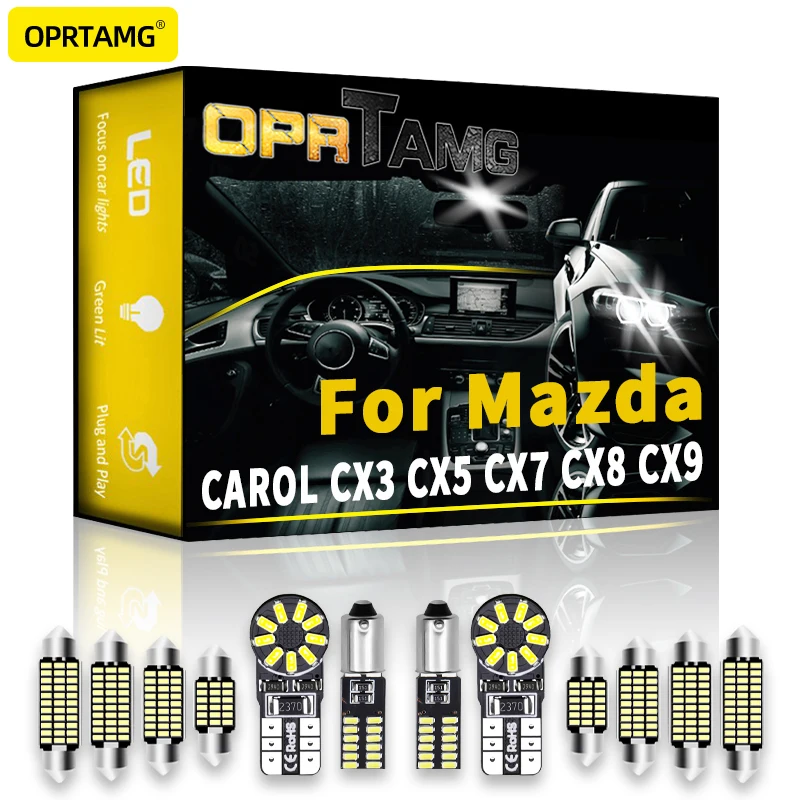 OPRTAMG Canbus For Mazda CAROL CX3 CX5 CX7 CX8 CX9 CX 3 5 7 8 9 2007 2008-2022 Wedge License Plate Lamp Dome Light Car Products
OPRTAMG Canbus For Mazda CAROL CX3 CX5 CX7 CX8 CX9 CX 3 5 7 8 9 2007 2008-2022 Wedge License Plate Lamp Dome Light Car Products