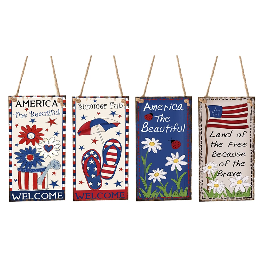 2 Pieces Wooden Pendant Hanging Ornaments Rectangle Shape Independence Day Multiple Pattern Garage Signs for Men JM01410
2 Pieces Wooden Pendant Hanging Ornaments Rectangle Shape Independence Day Multiple Pattern Garage Signs for Men JM01410