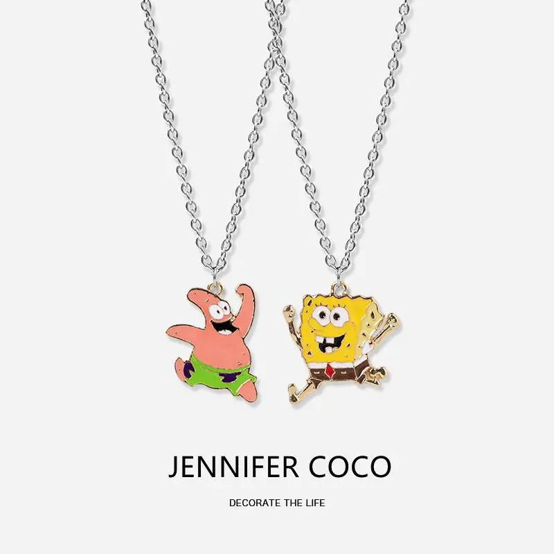 Hasbro Spongbob Squarepants Alloy Necklace Couple Girlfriends Simple Girl Boy Clavicle Chain Hip Hop Ins Cartoon Accessories
Hasbro Spongbob Squarepants Alloy Necklace Couple Girlfriends Simple Girl Boy Clavicle Chain Hip Hop Ins Cartoon Accessories