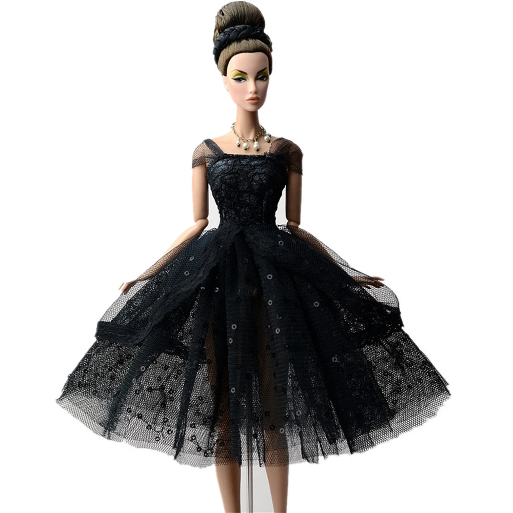 NK 1 Pcs 30CM Princess Noble Black Tulle Skirt Wedding Dress Fashion Design Party Gown For Barbie Doll Accessories Girl Gift Toy
NK 1 Pcs 30CM Princess Noble Black Tulle Skirt Wedding Dress Fashion Design Party Gown For Barbie Doll Accessories Girl Gift Toy