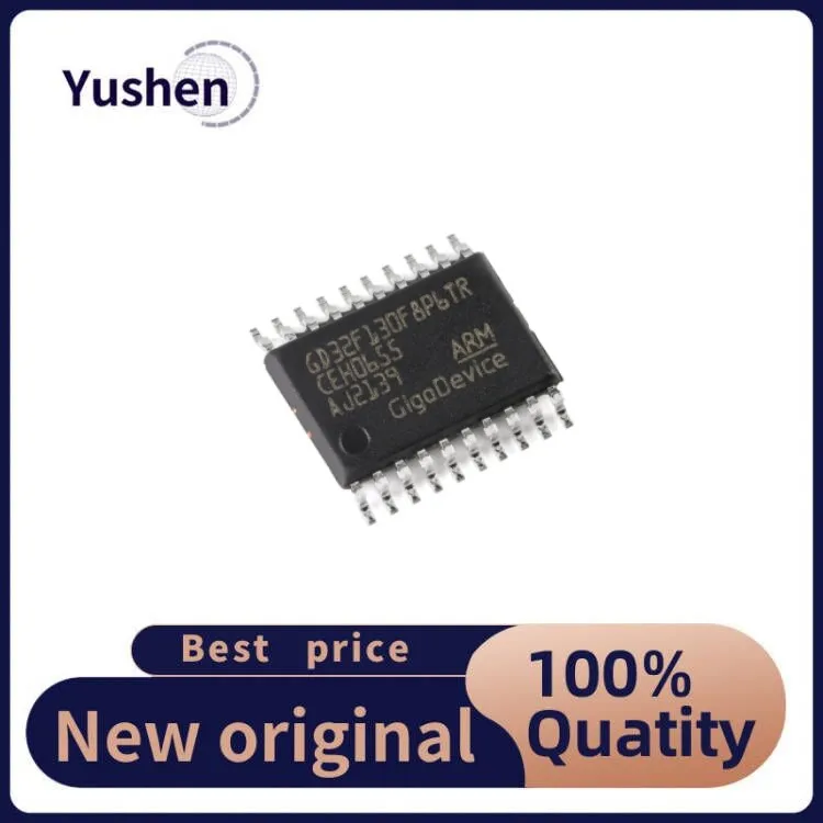 10 шт. GD32F130F8P6TR ARM Cortex-M3 32-битный микроконтроллер MCU TSSOP-20 электрические компоненты
10 шт. GD32F130F8P6TR ARM Cortex-M3 32-битный микроконтроллер MCU TSSOP-20 электрические компоненты