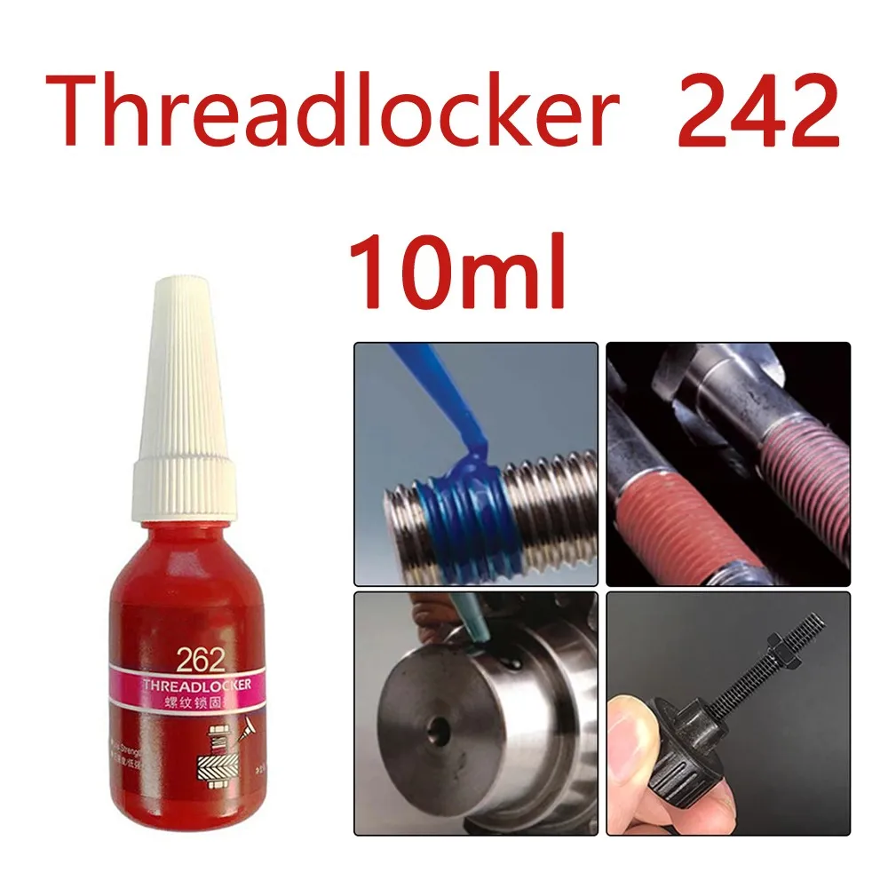 10 ML High Strength Threadlocker Red Threadlocker Adhesive 262 Ethyl Dimethacrylate For Locking And Sealing Threads Below M20
10 ML High Strength Threadlocker Red Threadlocker Adhesive 262 Ethyl Dimethacrylate For Locking And Sealing Threads Below M20