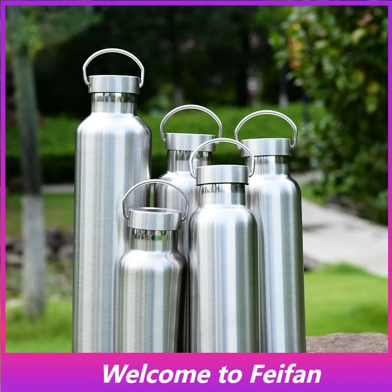 

Feifan Cross-border Thermos Vacuum Fitness Bottle 304 Stainless Steel Thermos American Big Mouth Climber 224-2