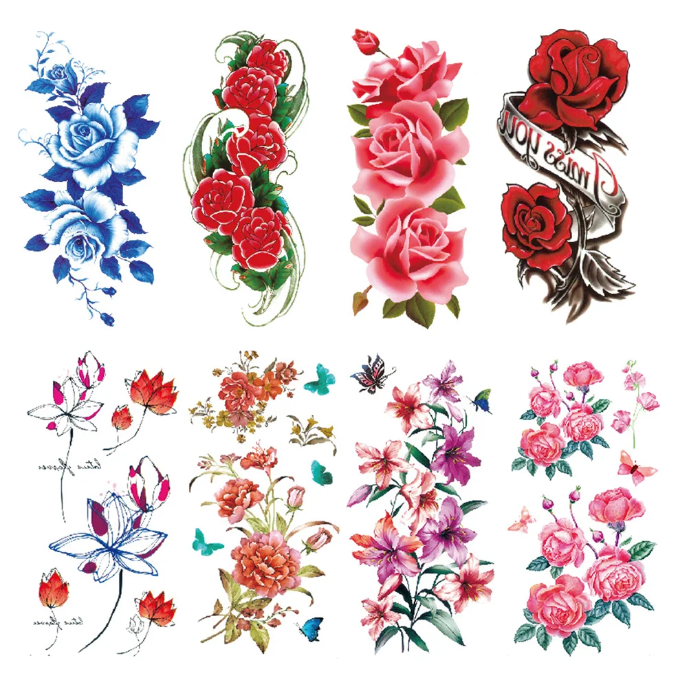 15Pcs Temporary Fashion Various Rose Peony Flowers Blossoms Flash for Women (15Pcs/Package, Mixed Delivery)
15Pcs Temporary Fashion Various Rose Peony Flowers Blossoms Flash for Women (15Pcs/Package, Mixed Delivery)