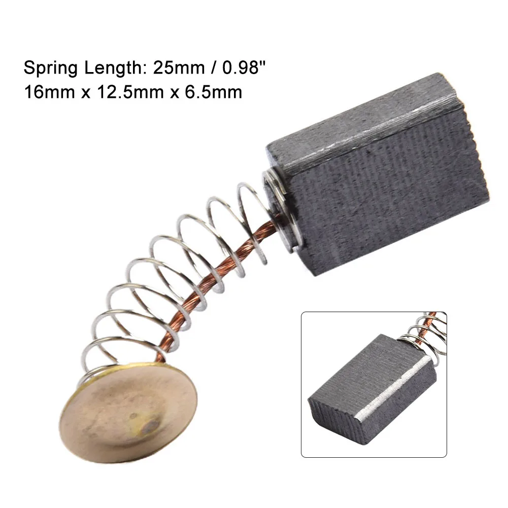 4pcs Carbon Brushes Carbon Motor Brushes Replacement For Electric Motors Hammer Drill Angle Grinders Power Tool 16x12.5x6.5mm
4pcs Carbon Brushes Carbon Motor Brushes Replacement For Electric Motors Hammer Drill Angle Grinders Power Tool 16x12.5x6.5mm