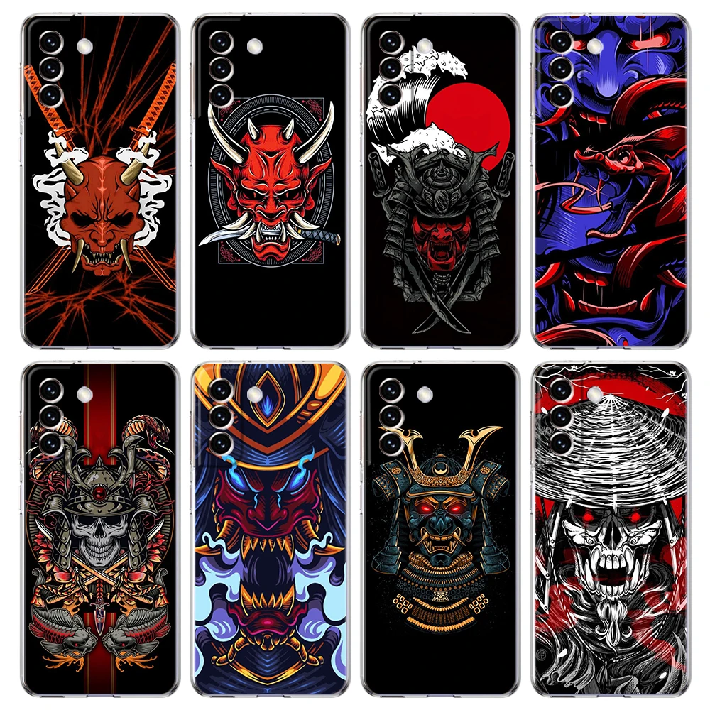 Japanese Oni Hannya Samurai Demon Mask Case for Samsung S23 S22 S21 S20 Ultra S20 FE S9 M22 M32 M31 S10 S10E Note 20 Plus Shell 
Japanese Oni Hannya Samurai Demon Mask Case for Samsung S23 S22 S21 S20 Ultra S20 FE S9 M22 M32 M31 S10 S10E Note 20 Plus Shell
