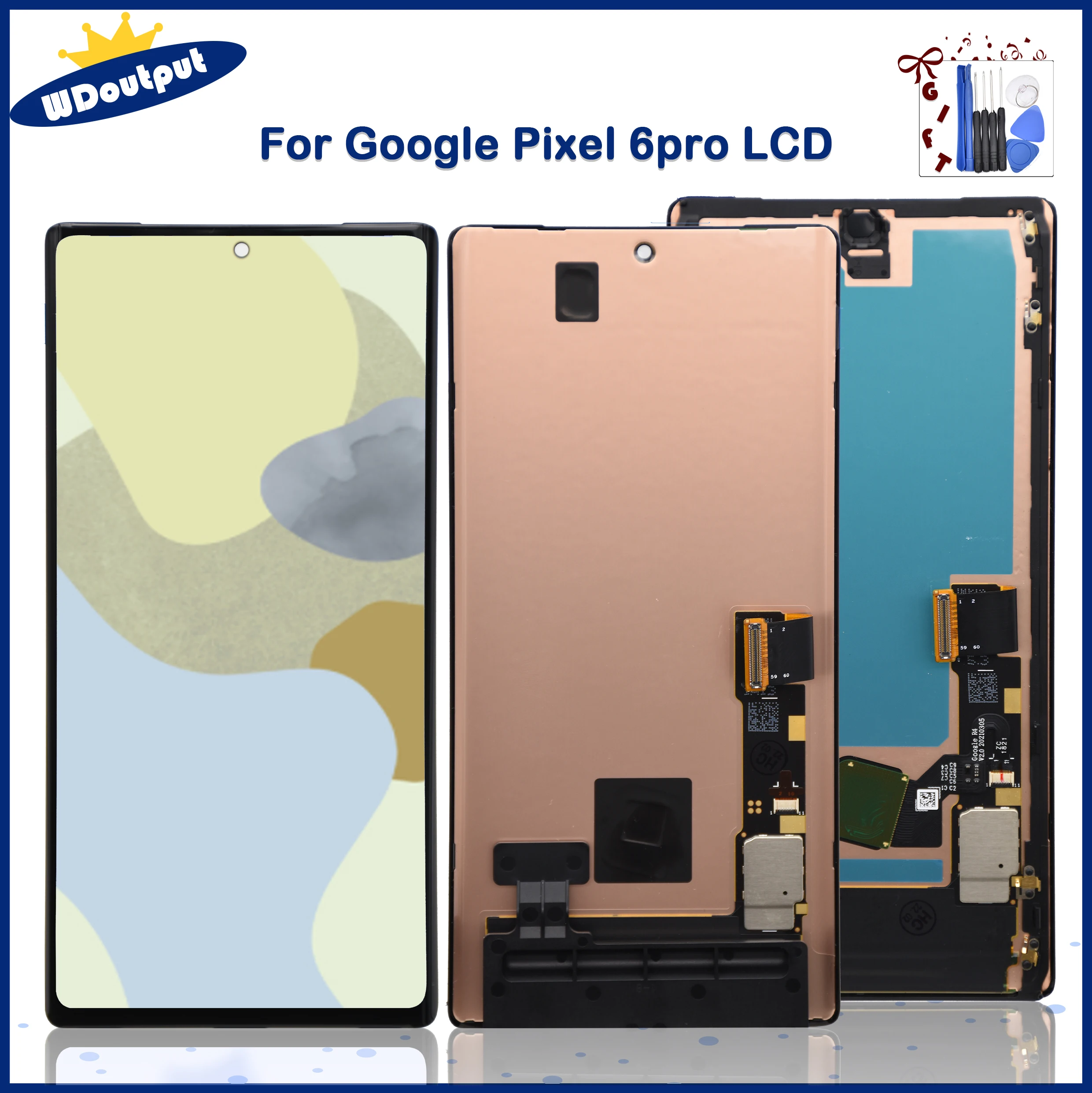 Original 6.71"For Google Pixel 6 Pro LCD Display Touch Screen Digitizer Assembly Replacement For Pixel 6Pro GLUOG G8VOU LCD
Original 6.71"For Google Pixel 6 Pro LCD Display Touch Screen Digitizer Assembly Replacement For Pixel 6Pro GLUOG G8VOU LCD