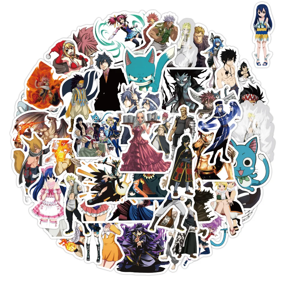50 Fairy Tail Anime Car Luggage Laptop Water Cup Cartoon Graffiti Waterproof Stickers Girls Children DIY Toys Kawaii Gifts
50 Fairy Tail Anime Car Luggage Laptop Water Cup Cartoon Graffiti Waterproof Stickers Girls Children DIY Toys Kawaii Gifts
