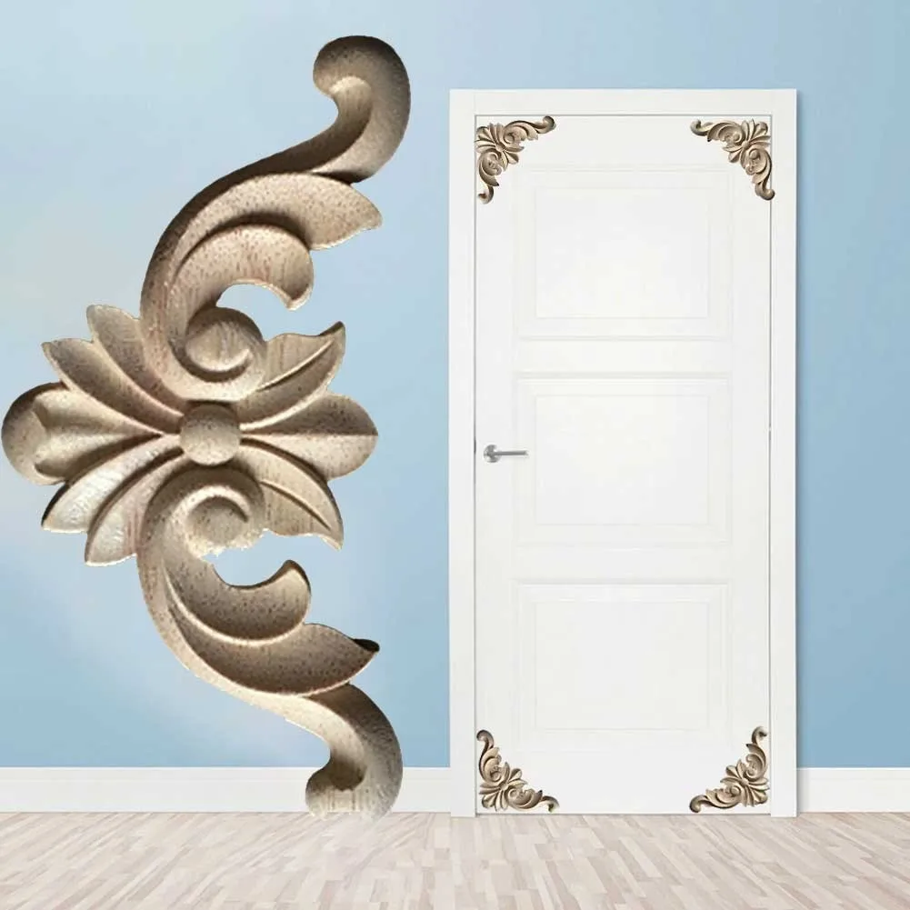 4PCS Wood Applique Carved Corner Onlay Furniture Applique Mouldings Decal DIY Home Furniture Woodcarving Decorative
4PCS Wood Applique Carved Corner Onlay Furniture Applique Mouldings Decal DIY Home Furniture Woodcarving Decorative