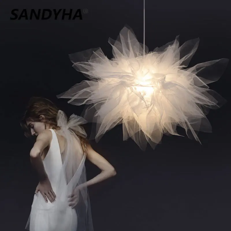 Modern Creative Led Chandeliers Veil Flowers Led Hanging Lamp Bedroom Study Hotel Living Room Home Decor Lighting Light Fixture
Modern Creative Led Chandeliers Veil Flowers Led Hanging Lamp Bedroom Study Hotel Living Room Home Decor Lighting Light Fixture