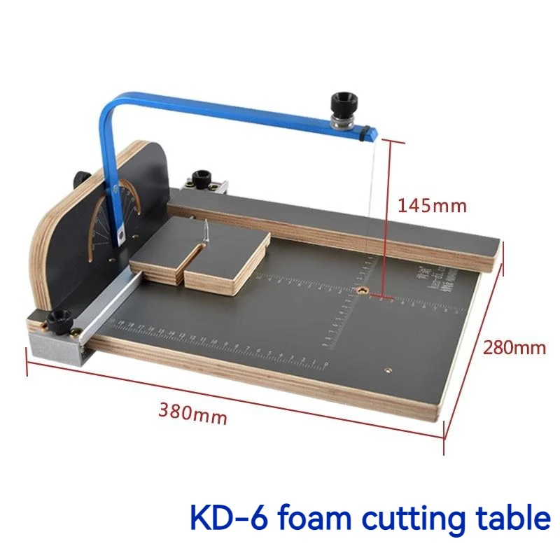 KD-6/KD-6LA Variety Of Small Low-density Foam Sponge Pearl Cotton Round Tapered Special-shaped Model Heating Wire Cutting Table
KD-6/KD-6LA Variety Of Small Low-density Foam Sponge Pearl Cotton Round Tapered Special-shaped Model Heating Wire Cutting Table
