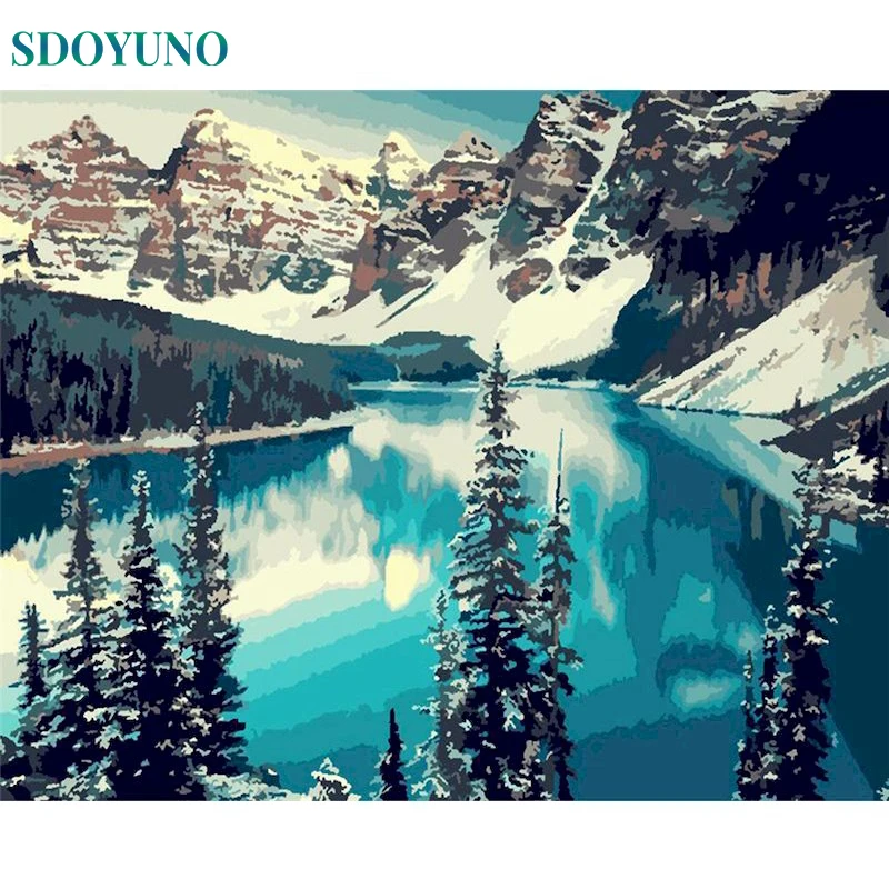SDOYUNO DIY Painting By Numbers Kits Mountain Landscape Acrylic Paint Morden Wall Art Picture By Number Gift Home Decor Crafts
SDOYUNO DIY Painting By Numbers Kits Mountain Landscape Acrylic Paint Morden Wall Art Picture By Number Gift Home Decor Crafts