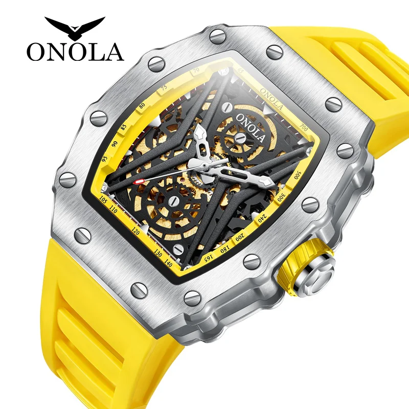 ONOLA Brand Fashion Automatic Square Hollow Watch Luxury Casual Waterproof Mechanical Watches for Men
ONOLA Brand Fashion Automatic Square Hollow Watch Luxury Casual Waterproof Mechanical Watches for Men