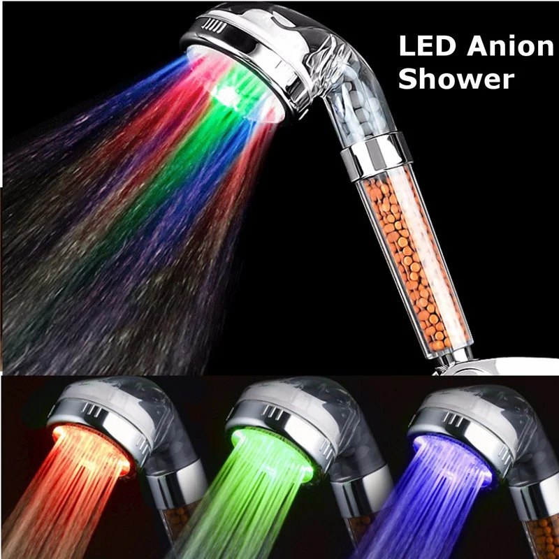 2022 LED Shower Head Color Changing Temperature Sensor Handheld High Pressure Water Saving Shower Head Negative Ion Filter
2022 LED Shower Head Color Changing Temperature Sensor Handheld High Pressure Water Saving Shower Head Negative Ion Filter
