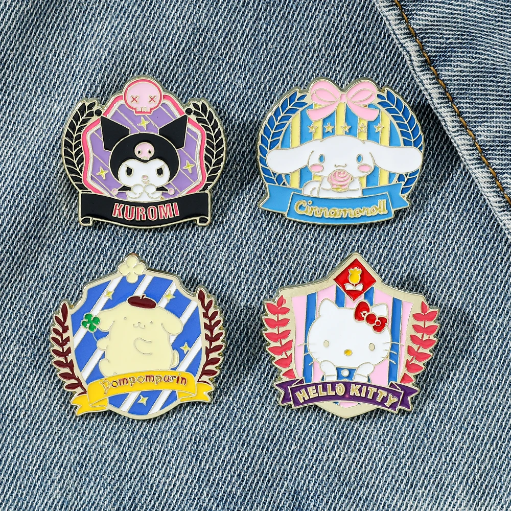 Kawaii Hello Kitty Kuromi Pompompurin Cinnamoroll отворот булавка мультфильм Sanrio коллекция женских сумок подарки
Kawaii Hello Kitty Kuromi Pompompurin Cinnamoroll отворот булавка мультфильм Sanrio коллекция женских сумок подарки