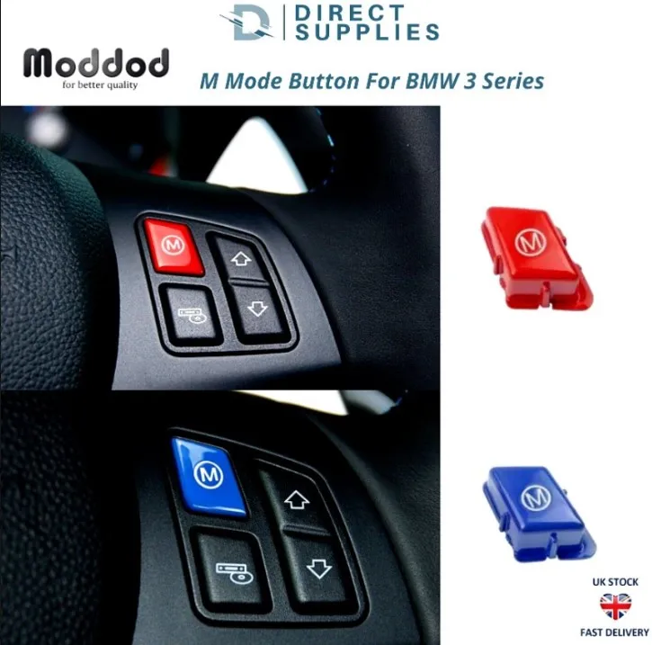 1PCS Car Interior Steering Wheel M Mode Button ABS For BMW 3 Series M3 E90 E92 E93 Durable Scratch Accessories
1PCS Car Interior Steering Wheel M Mode Button ABS For BMW 3 Series M3 E90 E92 E93 Durable Scratch Accessories