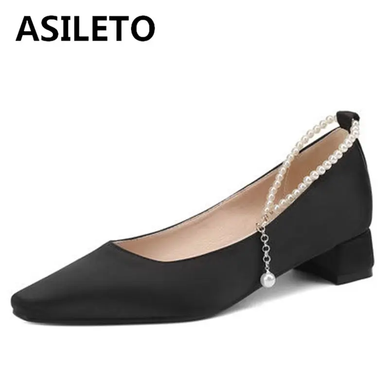 ASILETO 2022 Lady Shoes Flats Square Toe Satin Ankle Pearl Chain Shallow Big Size 31-47 Solid Beige Pink Elegant Spring S3649
ASILETO 2022 Lady Shoes Flats Square Toe Satin Ankle Pearl Chain Shallow Big Size 31-47 Solid Beige Pink Elegant Spring S3649
