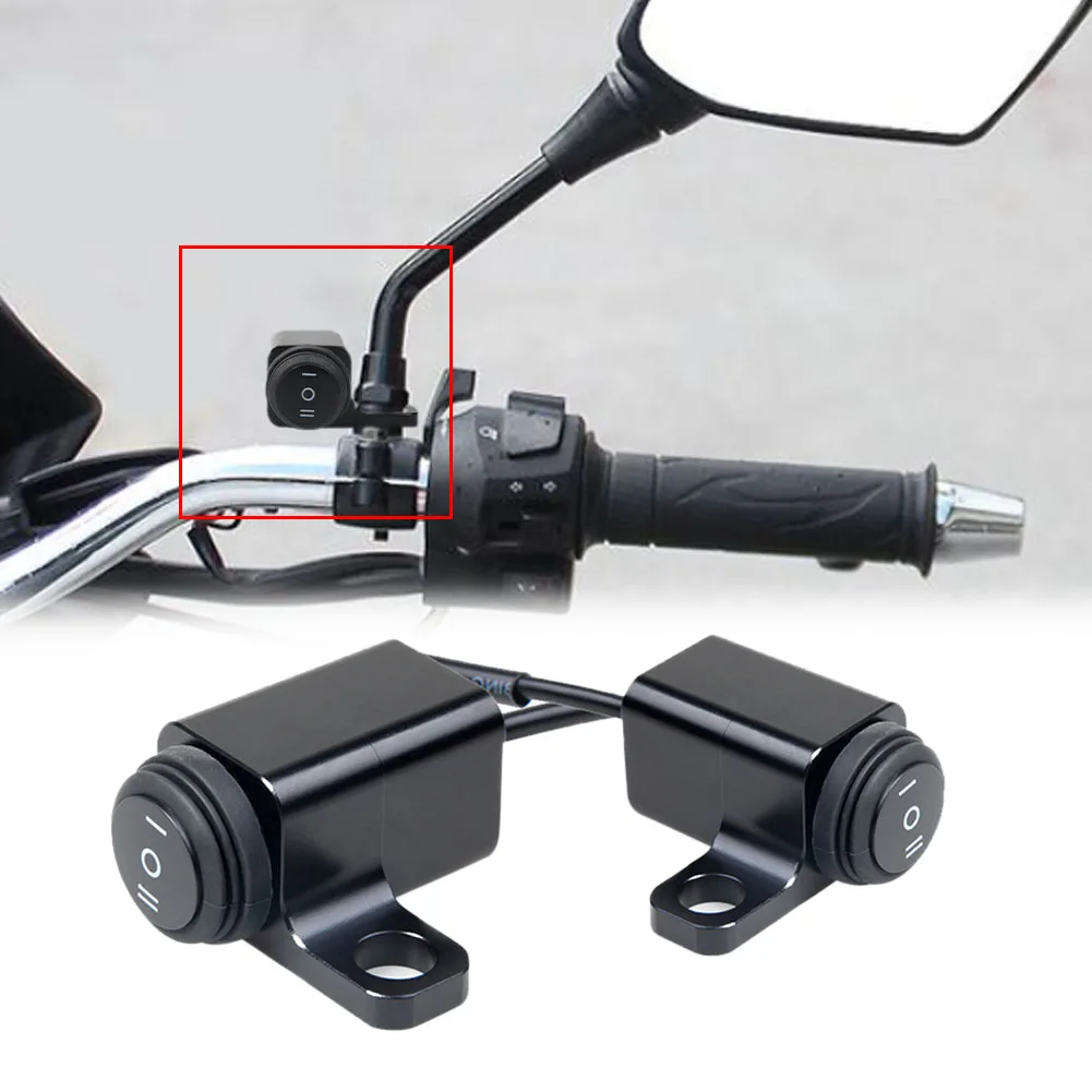 12V Aluminum Alloy Motorcycle Handlebar Headlight ON/OFF Button Light Waterproof Switch Motorcycle Equipments Accessories
12V Aluminum Alloy Motorcycle Handlebar Headlight ON/OFF Button Light Waterproof Switch Motorcycle Equipments Accessories