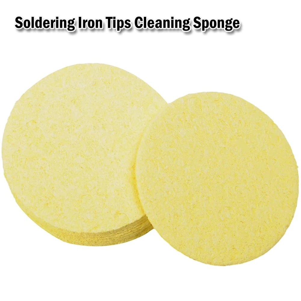 20pcs Round Soldering Iron Tips Cleaning Sponge Cleaner High Temperature Enduring Condense Sponge For Welding Tip Cleaining Tool
20pcs Round Soldering Iron Tips Cleaning Sponge Cleaner High Temperature Enduring Condense Sponge For Welding Tip Cleaining Tool