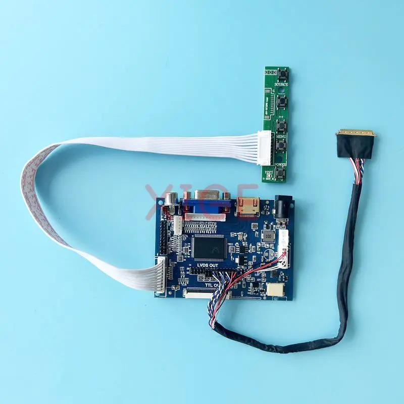 For LTN133AT17 LTN133AT27 Controller Driver Board 13.3" HDMI-Compatible DIY Modify Kit 1366*768 2AV VGA LCD Monitor 40-Pin LVDS
For LTN133AT17 LTN133AT27 Controller Driver Board 13.3" HDMI-Compatible DIY Modify Kit 1366*768 2AV VGA LCD Monitor 40-Pin LVDS