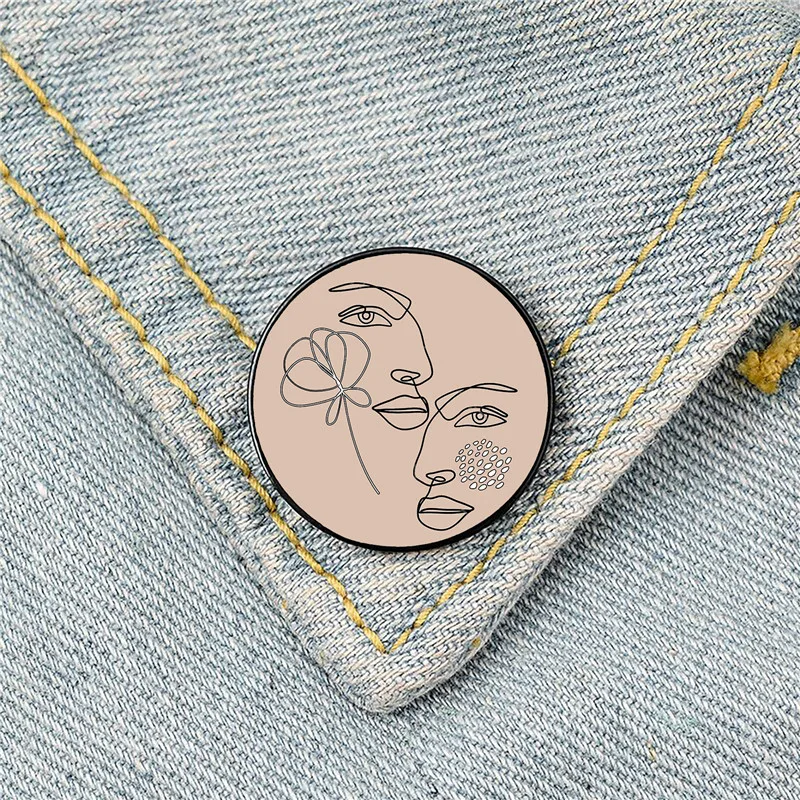 Abstract Face Line Art Printed Pin Custom Funny Brooches Shirt Lapel Bag Cute Badge Cartoon Cute Jewelry Gift for LoverFriends
Abstract Face Line Art Printed Pin Custom Funny Brooches Shirt Lapel Bag Cute Badge Cartoon Cute Jewelry Gift for LoverFriends