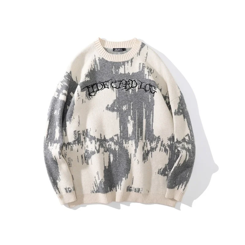 Жаккардовый Пуловер Tie-dye, мужские свитера с вышивкой буквами, вязаный свитер с круглым вырезом, мужская мода, свободный стильный топ с длинн...
Жаккардовый Пуловер Tie-dye, мужские свитера с вышивкой буквами, вязаный свитер с круглым вырезом, мужская мода, свободный стильный топ с длинн...