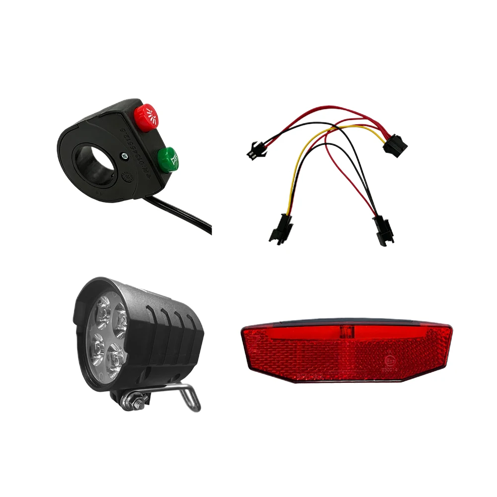 Electric Bike Front Light Rear Light DK11 Switch Cable Bicycle LED Light Set Front Light Taillihgt Switch Cycling Accessories
Electric Bike Front Light Rear Light DK11 Switch Cable Bicycle LED Light Set Front Light Taillihgt Switch Cycling Accessories