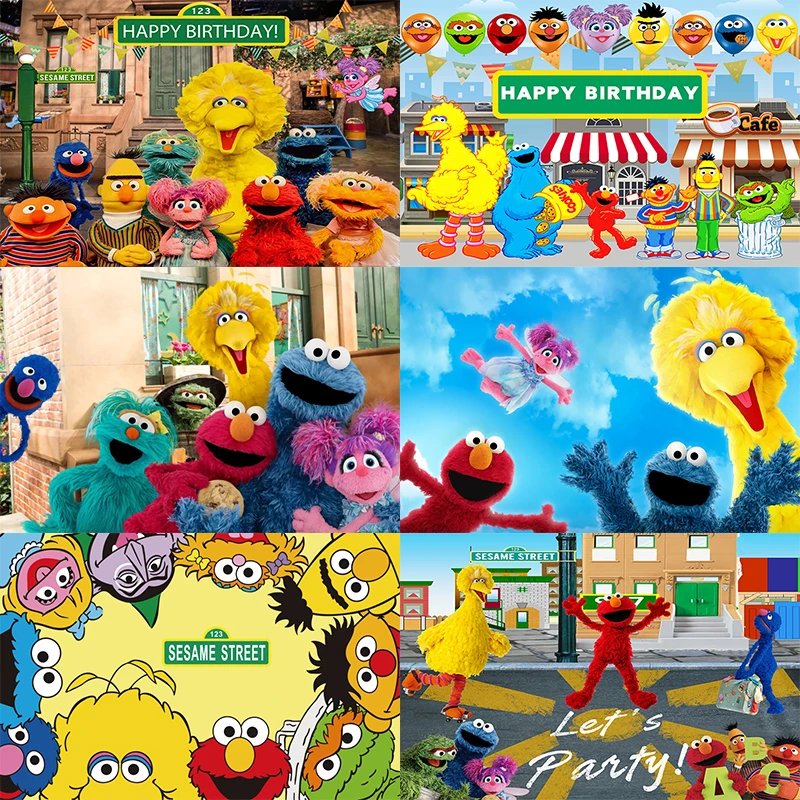 Sesame Street Backdrop Girls Happy Birthday Party Boy Learning Girls Photography Background Kids Photographic Banner
Sesame Street Backdrop Girls Happy Birthday Party Boy Learning Girls Photography Background Kids Photographic Banner