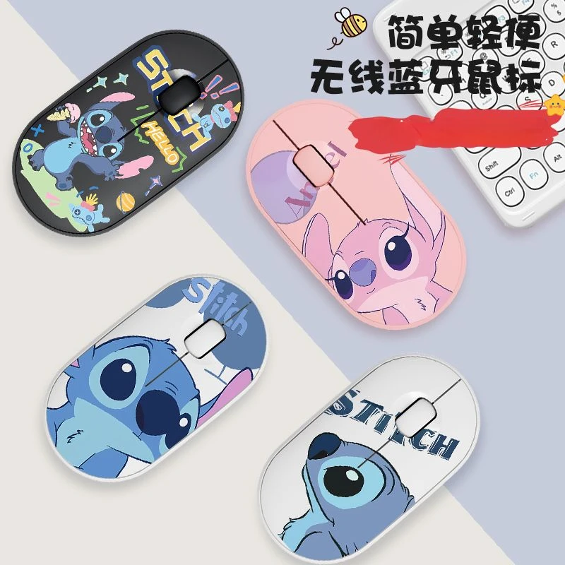 Милая мультяшная мышь из мультфильма Лило и Ститч Disney Беспроводная Bluetooth-мышь