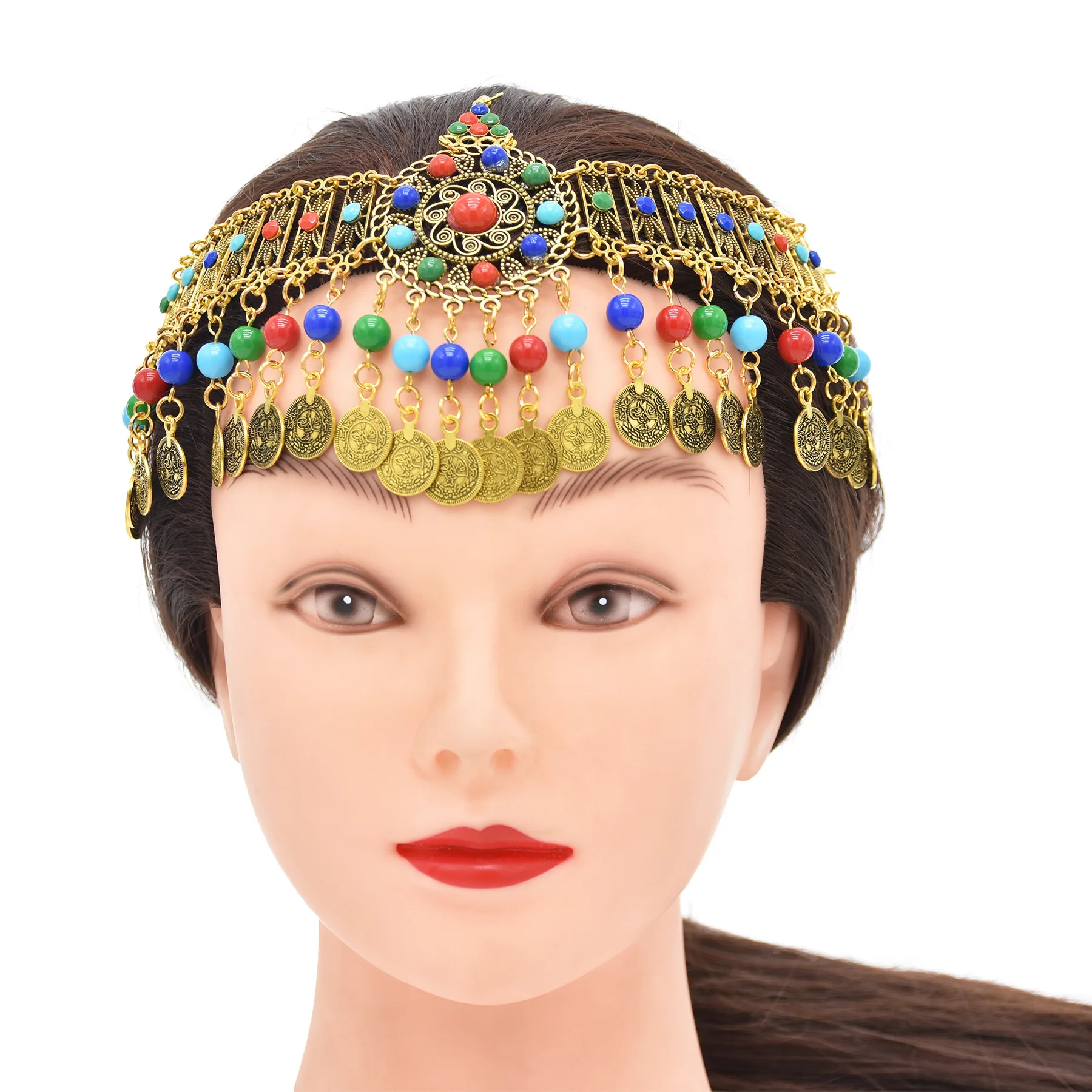 Afghan Gypsy Metal Coin Headbands Head Chains for Women Female Beads Statement Headdress Vintage Wedding Party Hair Accessories
Afghan Gypsy Metal Coin Headbands Head Chains for Women Female Beads Statement Headdress Vintage Wedding Party Hair Accessories