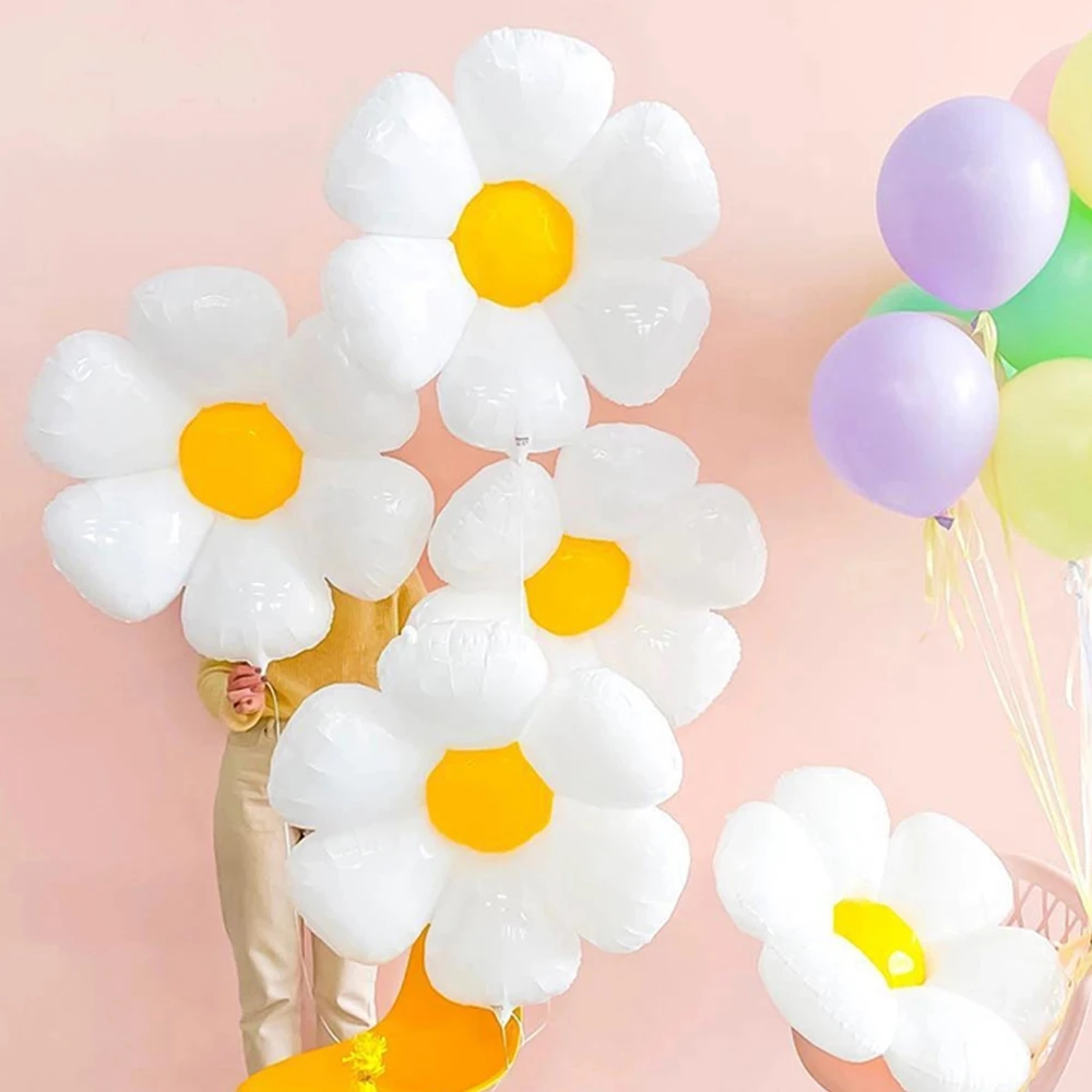 2/3/5Pcs White Daisy Flower Foil Balloons Helium Ball INS Hot Photo Props Hawaiian Theme Kids Birthday Party Decor Baby Shower
2/3/5Pcs White Daisy Flower Foil Balloons Helium Ball INS Hot Photo Props Hawaiian Theme Kids Birthday Party Decor Baby Shower