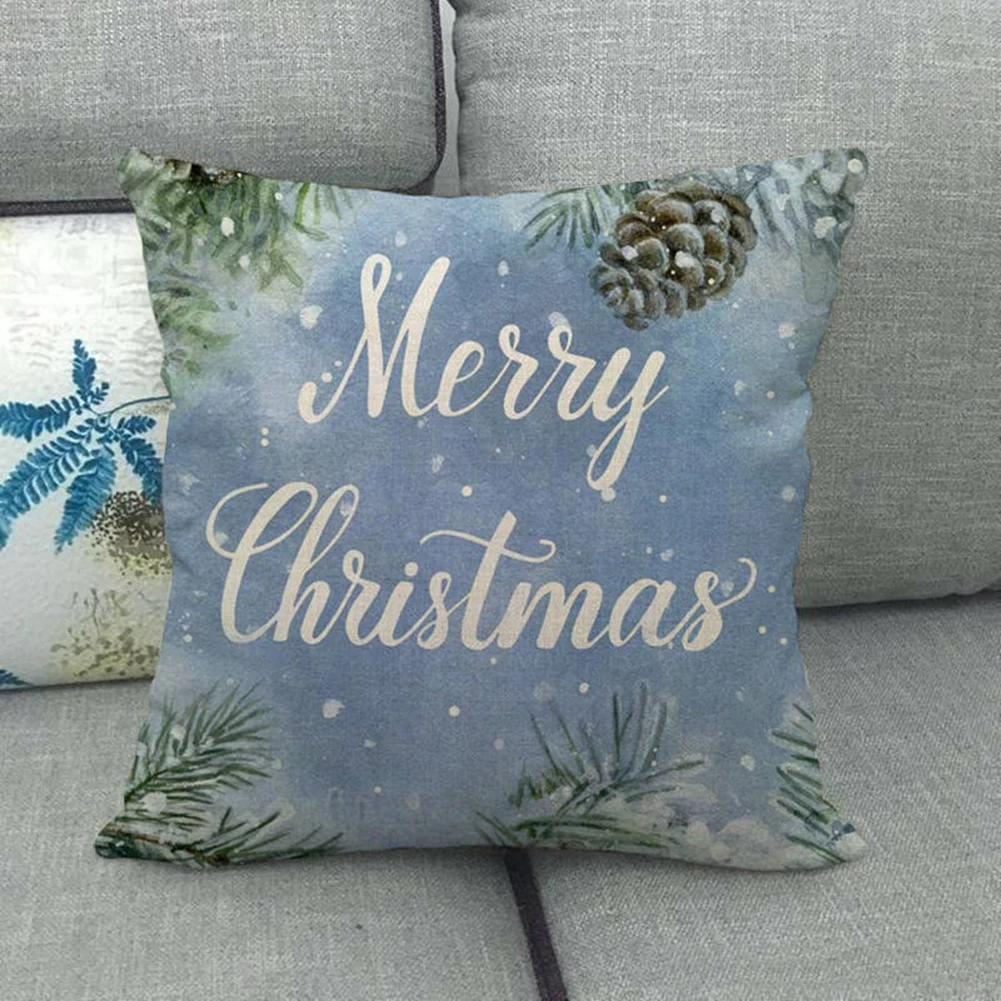 45cm Merry Christmas Cushion Cover Pillow Case Cotton Linen Xmas Throw Pillow Case For Sofa Car Home Decorative Pillowcase
45cm Merry Christmas Cushion Cover Pillow Case Cotton Linen Xmas Throw Pillow Case For Sofa Car Home Decorative Pillowcase