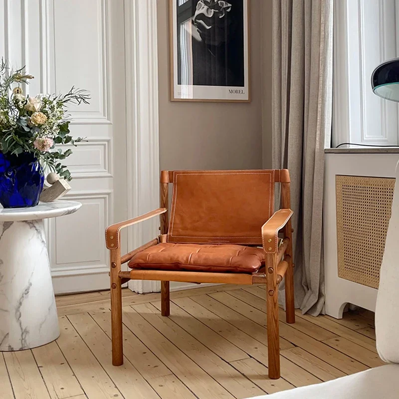 

Деревянный стул для гостиной, офисный расслабляющий стул для макияжа, дизайнерский стул для гостиной, стул для чтения для взрослых, домашний декор