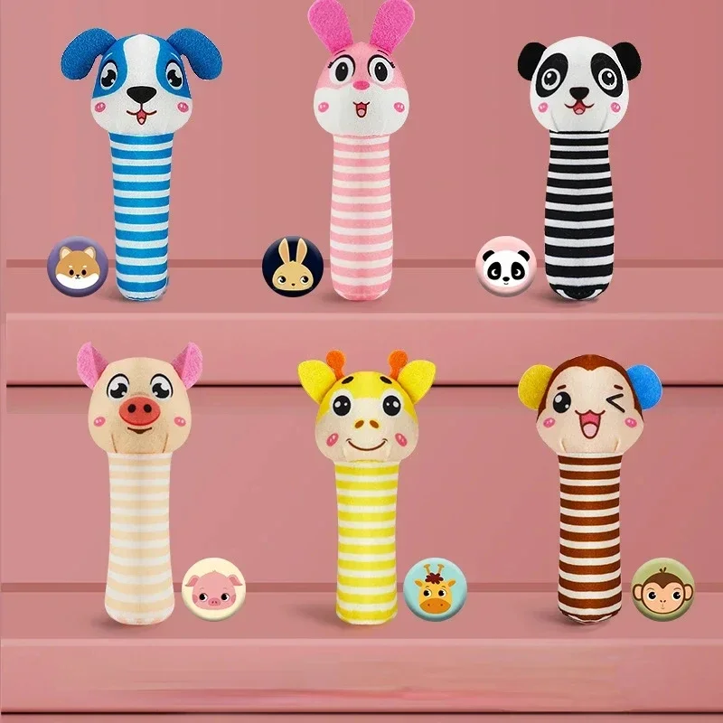 Baby Animal Hand Bell Rattle Soft Rattle Toy Newborn Rattle Mobiles Baby Toys Cute Plush Bebe Toys 0-12 Months Christmas Gift
Baby Animal Hand Bell Rattle Soft Rattle Toy Newborn Rattle Mobiles Baby Toys Cute Plush Bebe Toys 0-12 Months Christmas Gift